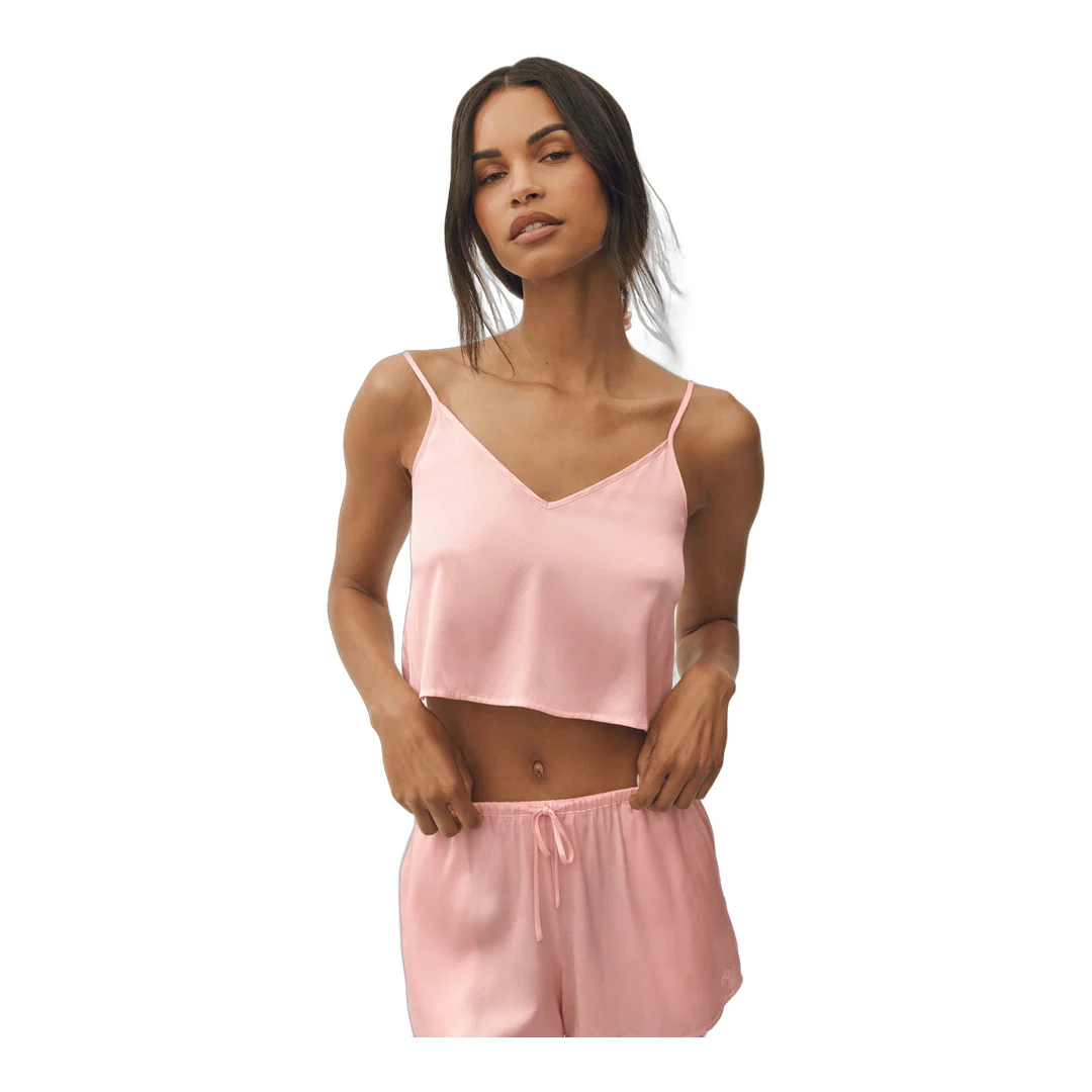 alo Silk Blend Radiance Tank - Sundrenched Pink - Image 5