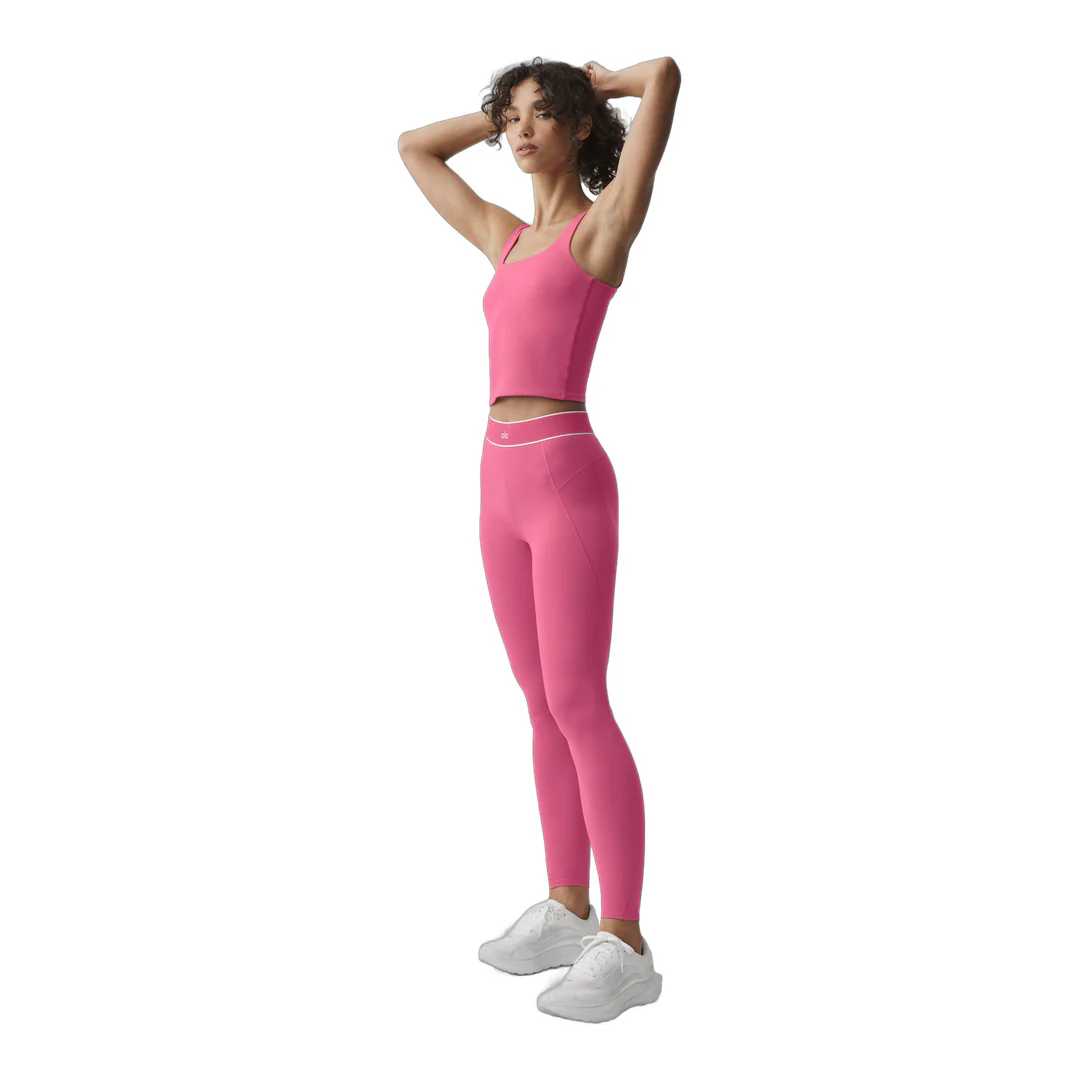 alo ALO Softsculpt Precision Tank - Paradise Pink - Image 4