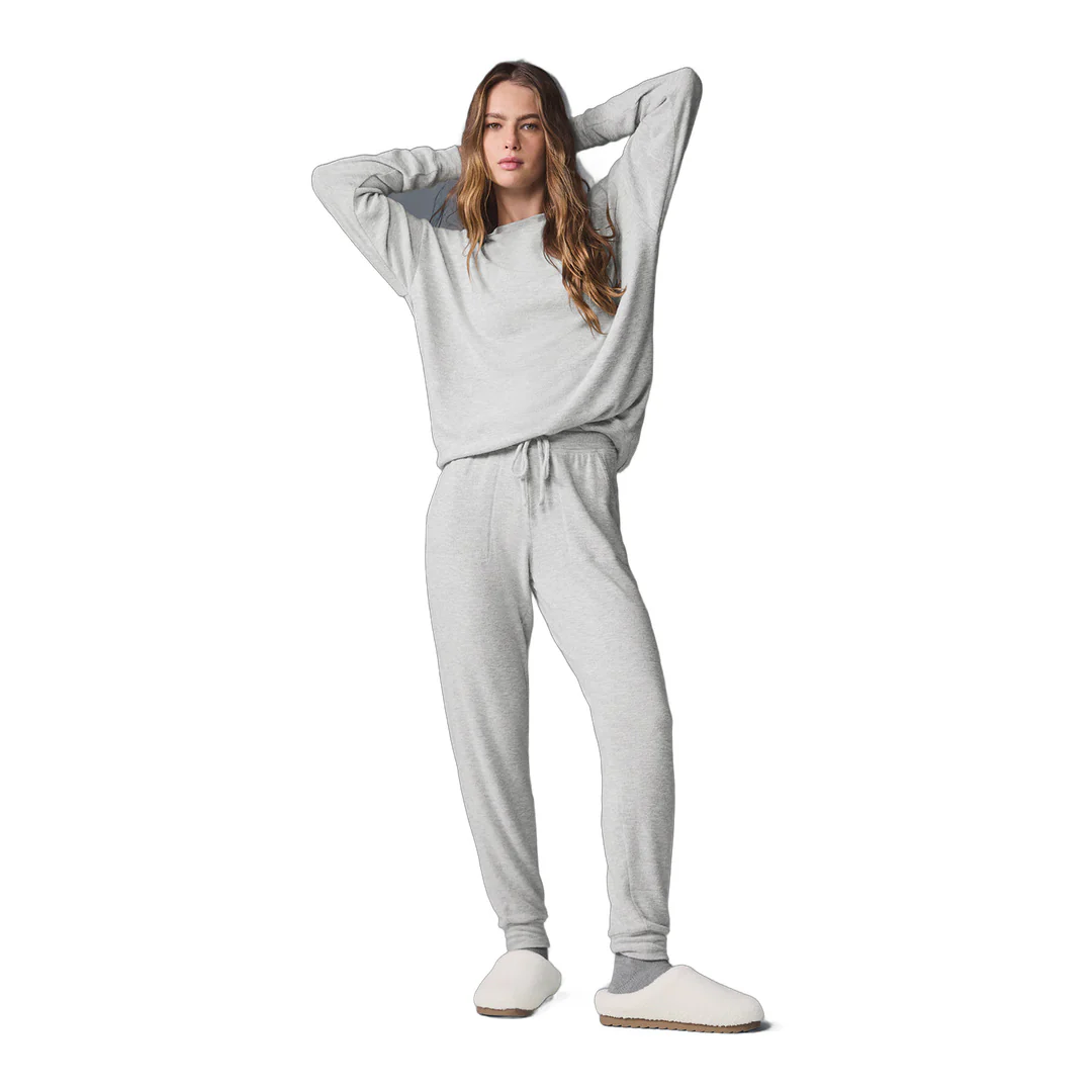alo Soho Pullover - Athletic Heather Grey - Image 3