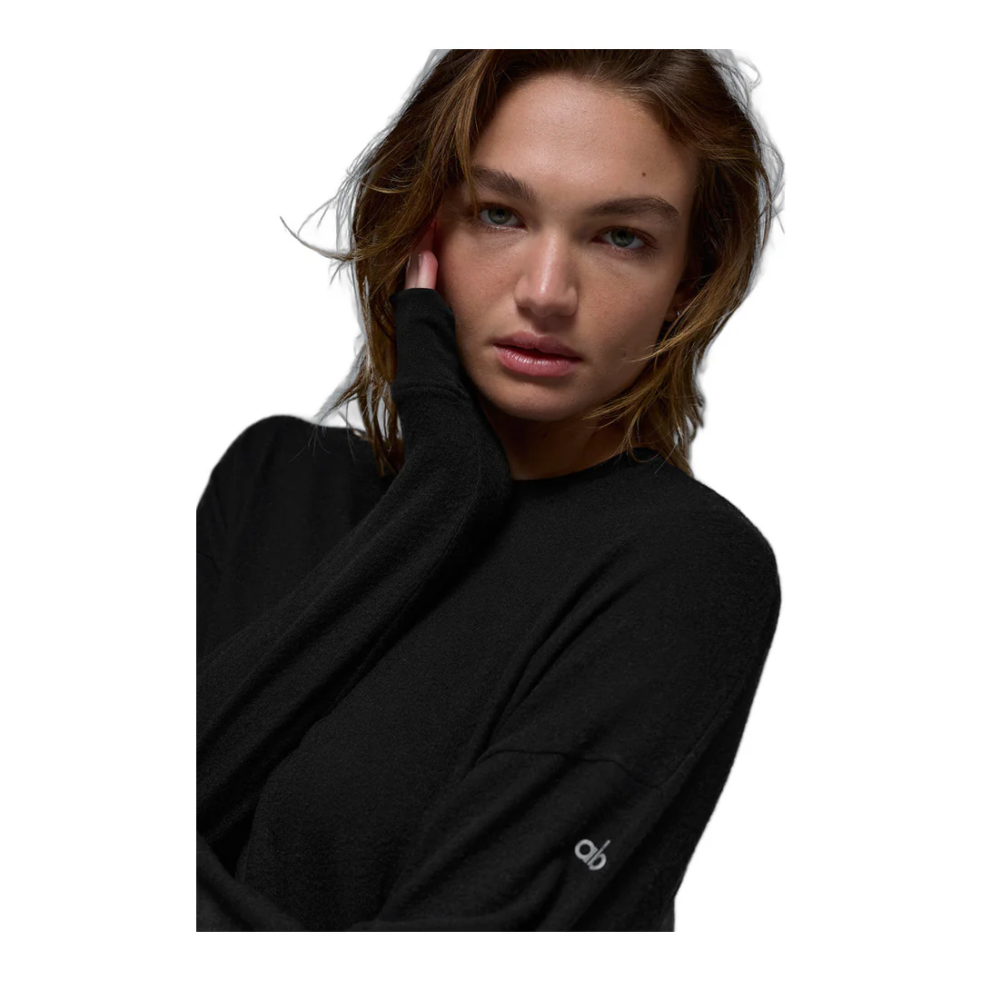 alo Soho Pullover - Black - Image 3