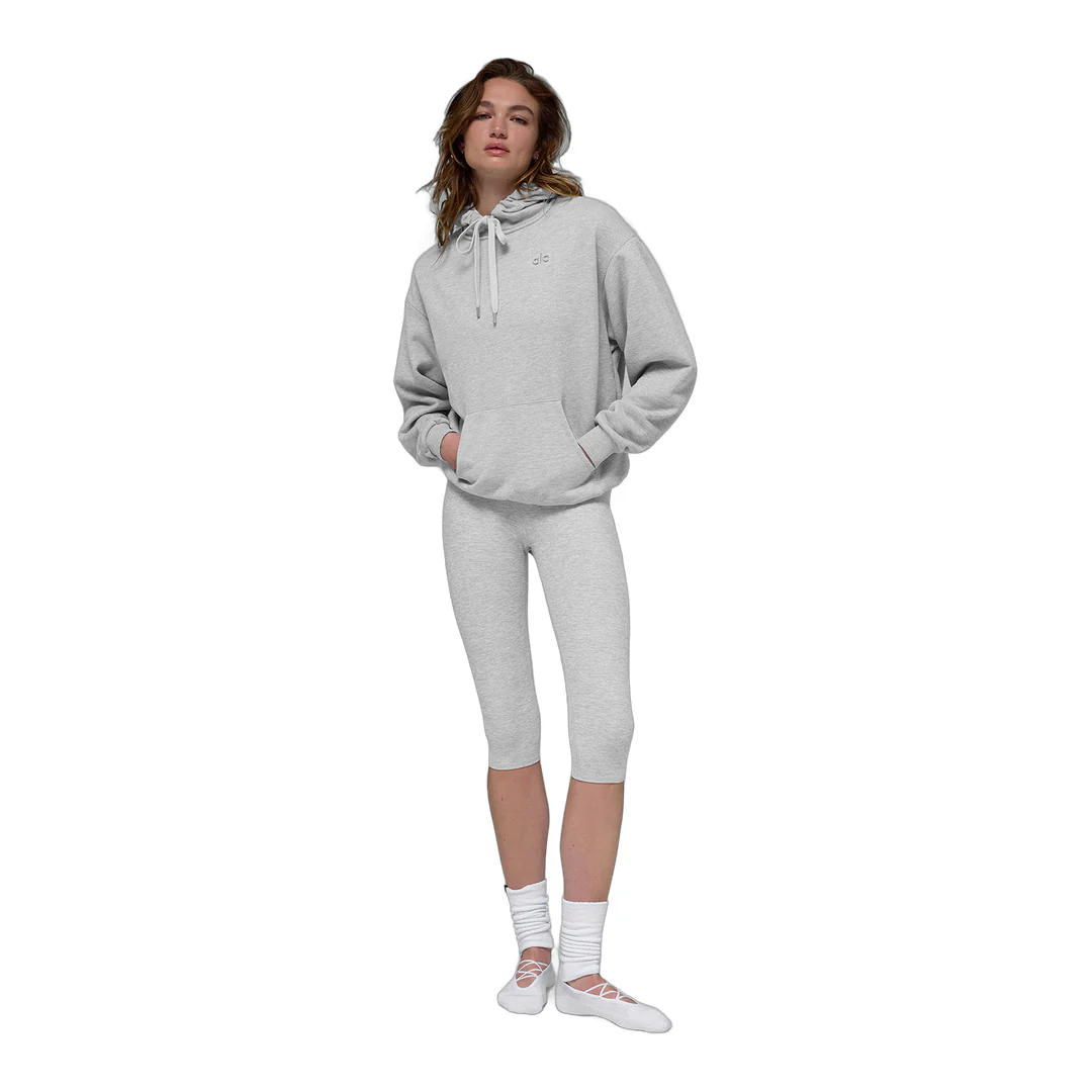 alo Accolade Hoodie - Athletic Heather Grey - Image 4