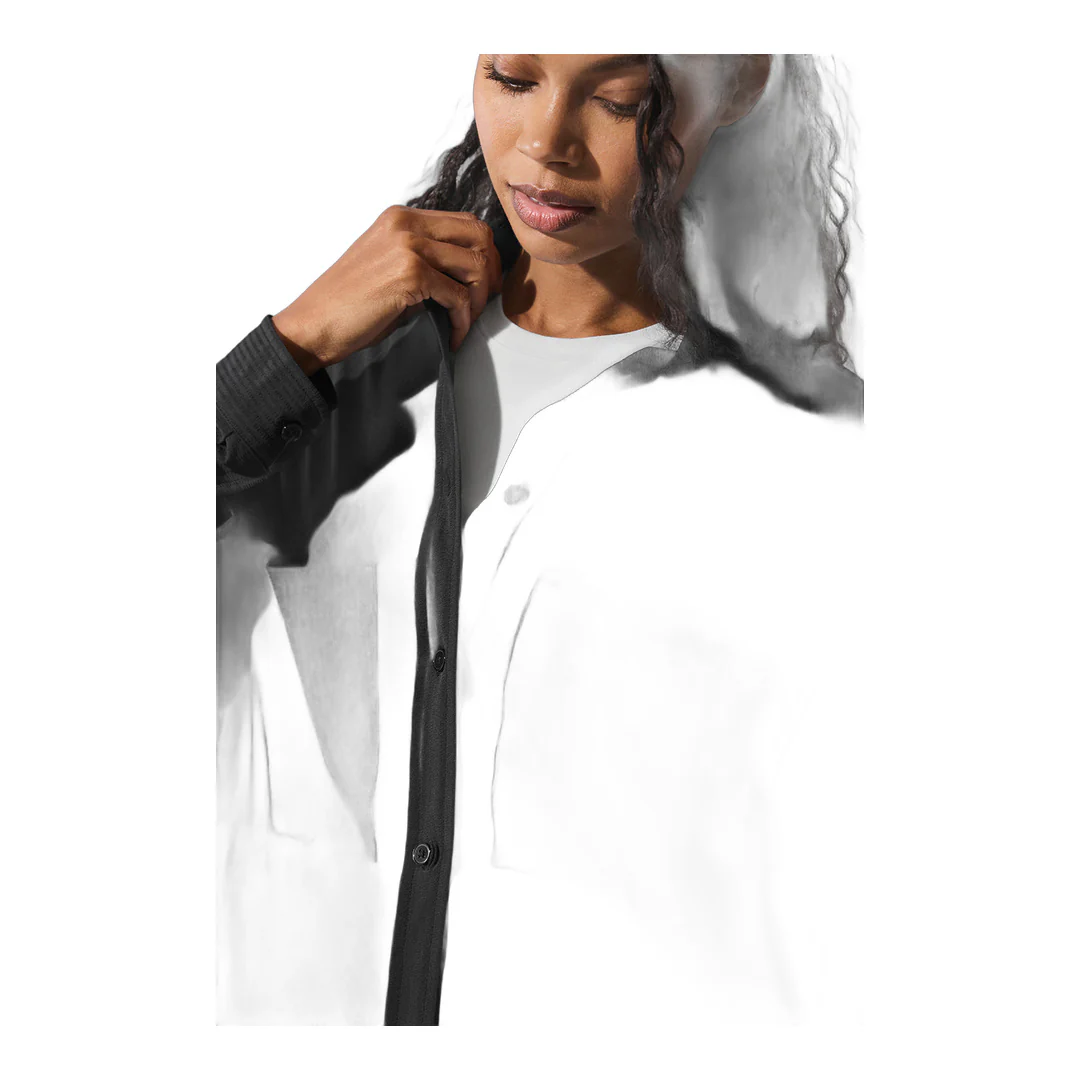 alo Dreamscape Button Down Long Sleeve - Black - Image 3