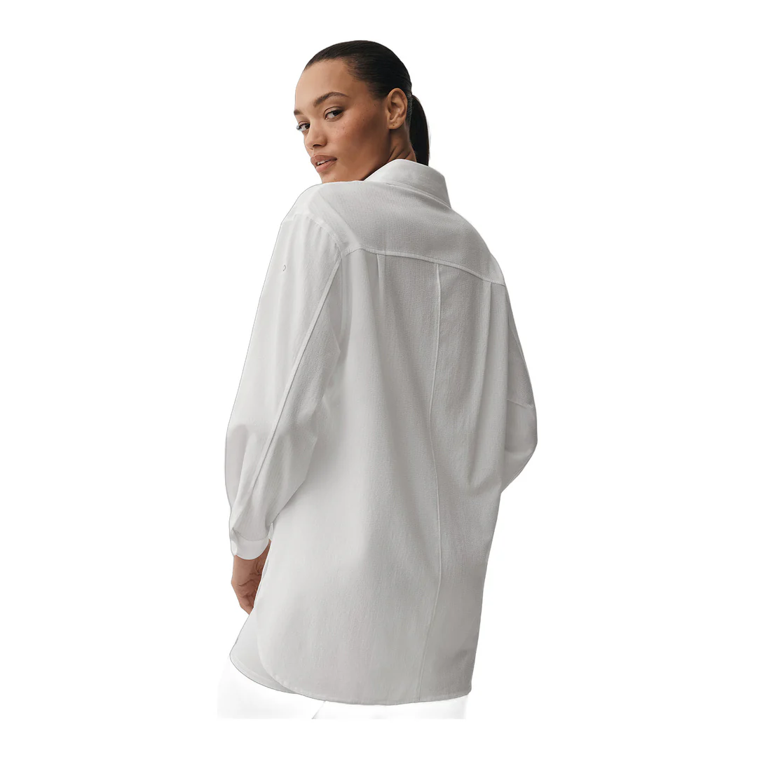 alo Dreamscape Button Down Long Sleeve - White - Image 2
