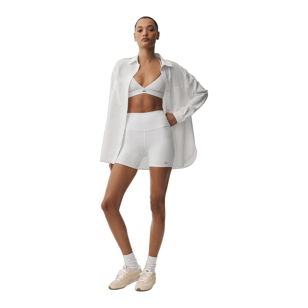 alo Dreamscape Button Down Long Sleeve - White - Image 6