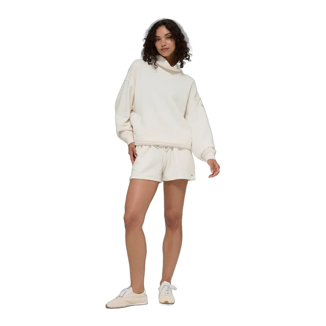 alo Hazy Mock Neck Pullover - Ivory - Image 5