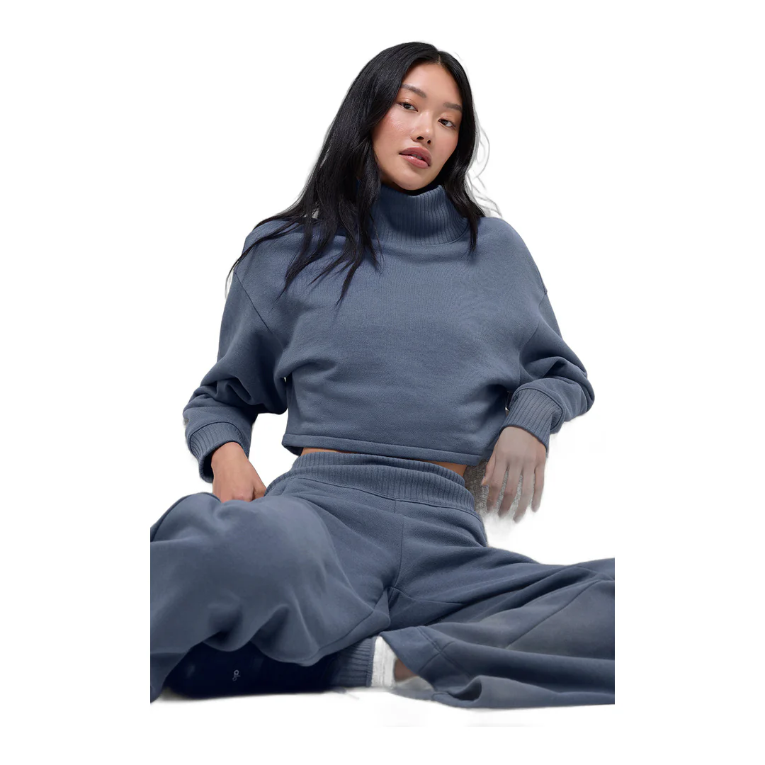 alo Cropped Serenity Coverup - Bluestone - Image 2