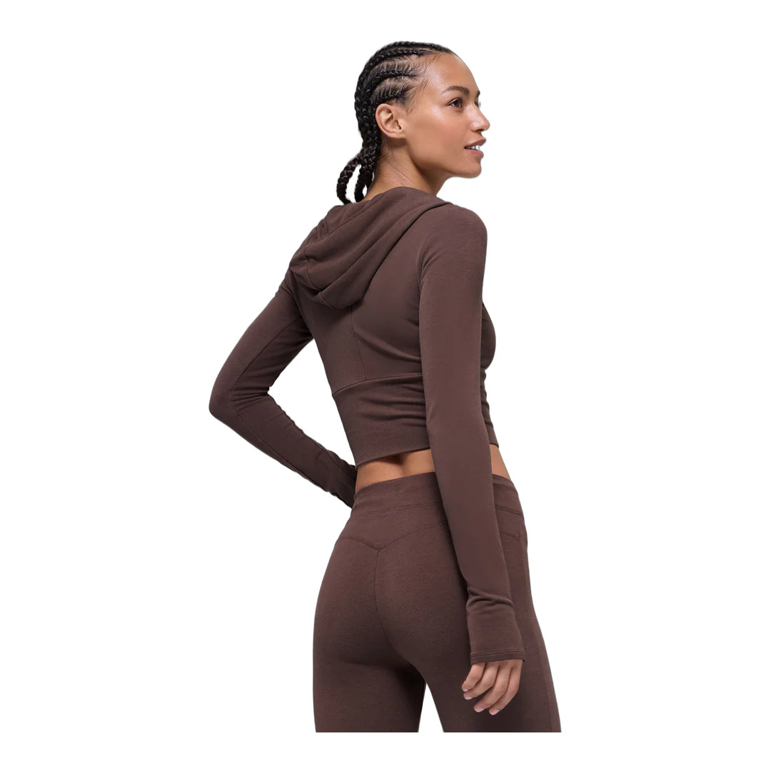 alo Sway Full Zip Hoodie - Brownstone - Image 3