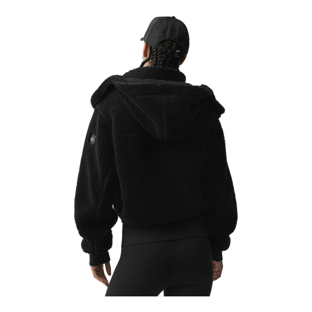 alo Foxy Sherpa Jacket - Black - Image 2