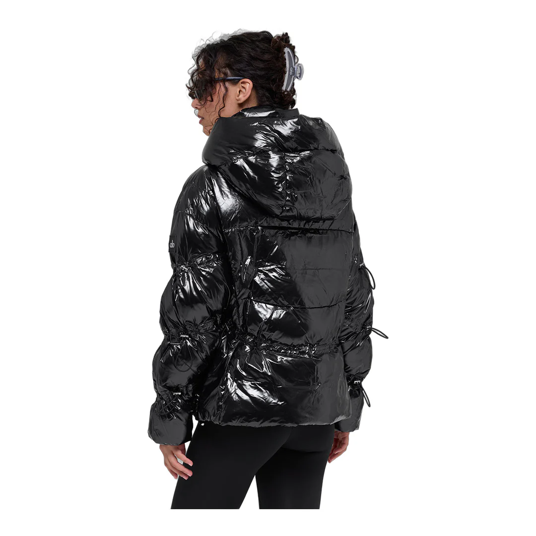 alo Stunner Puffer Jacket - Black - Image 3