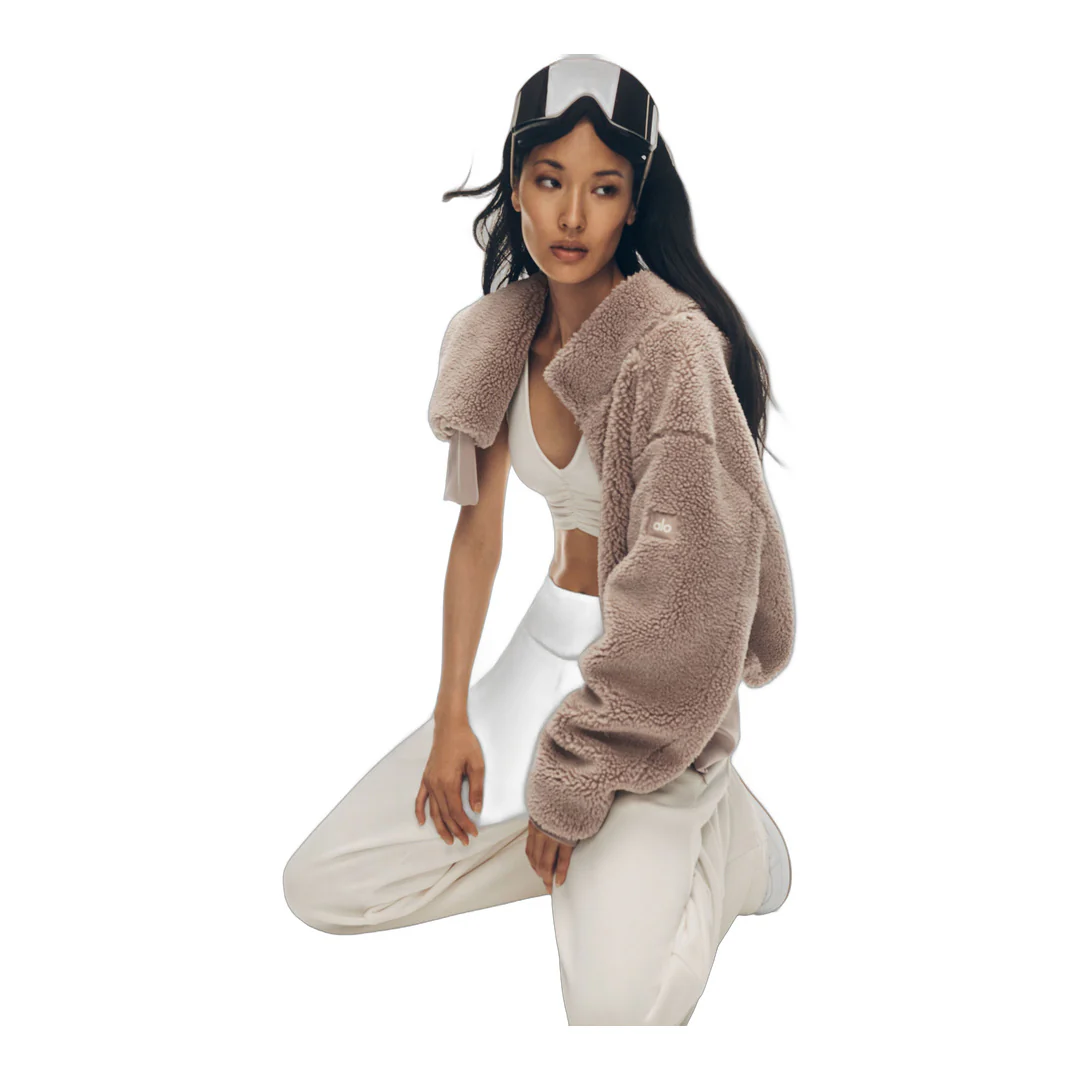 alo Foxy Sherpa Jacket - Chai Latte