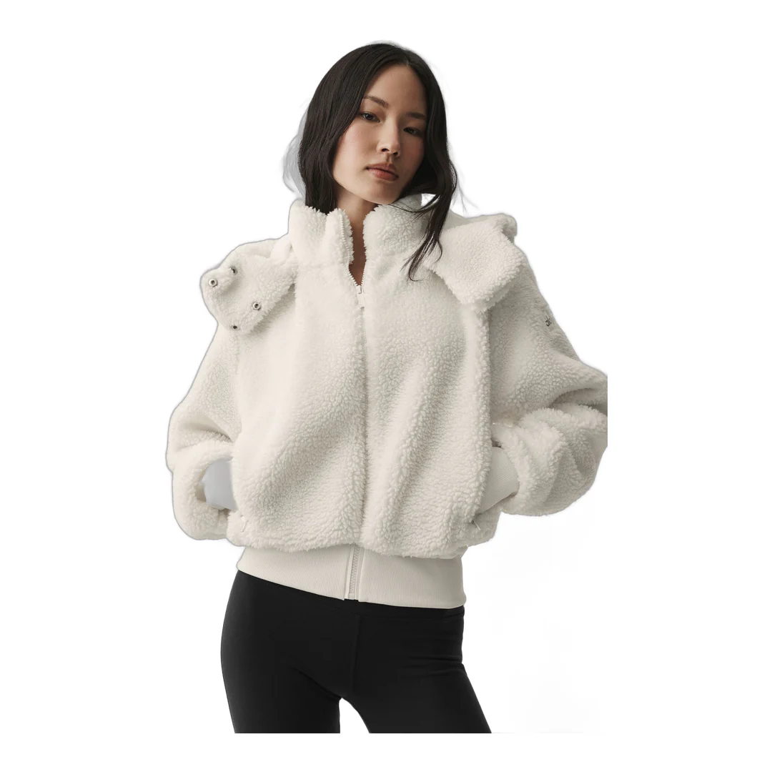 alo Foxy Sherpa Jacket - Ivory