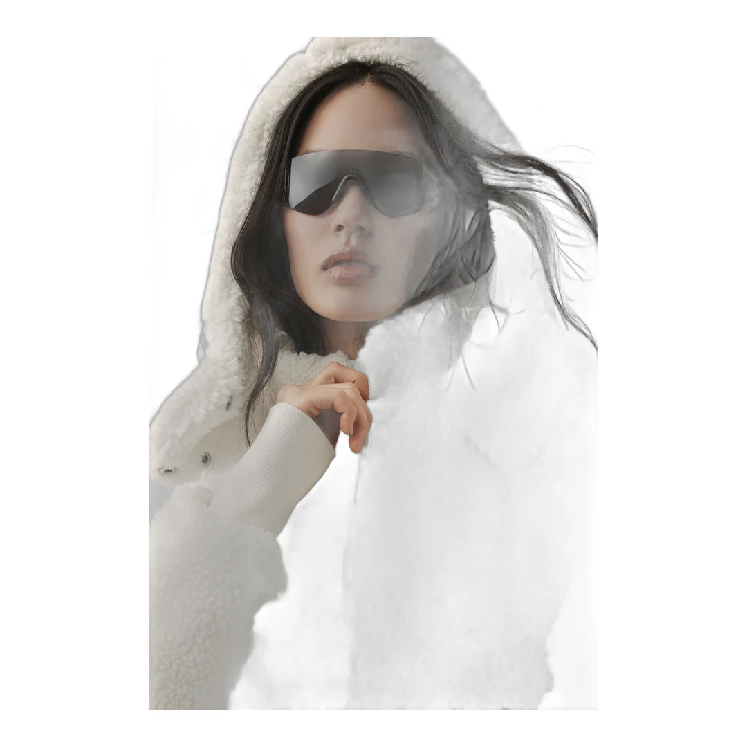 alo Foxy Sherpa Jacket - Ivory - Image 4