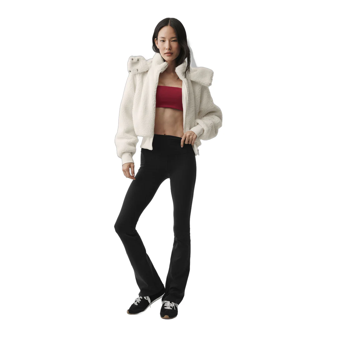 alo Foxy Sherpa Jacket - Ivory - Image 5