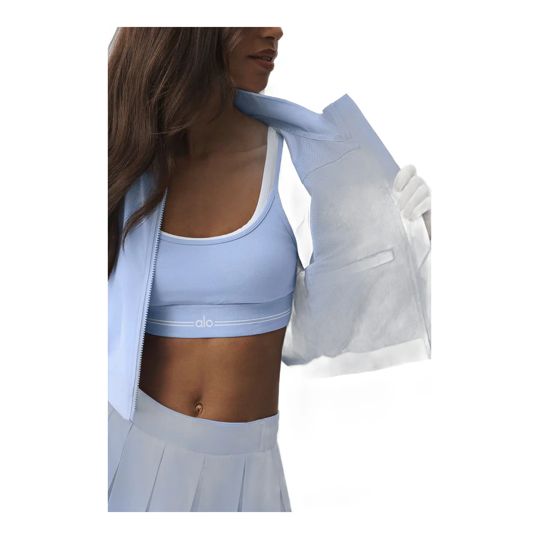 alo Clubhouse Jacket - Light Provence Blue - Image 2