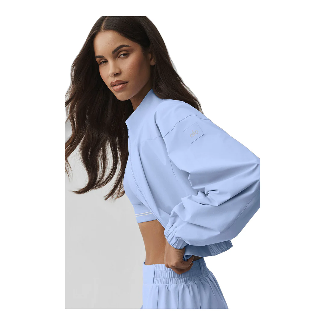 alo Clubhouse Jacket - Light Provence Blue - Image 4
