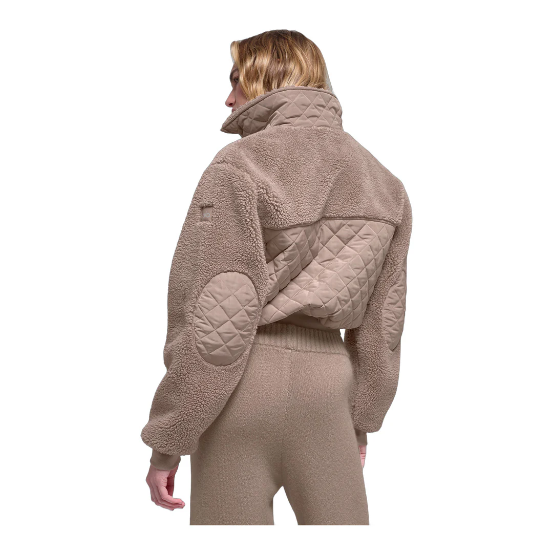 alo Sherpa Edge Bomber - Chai Latte - Image 2