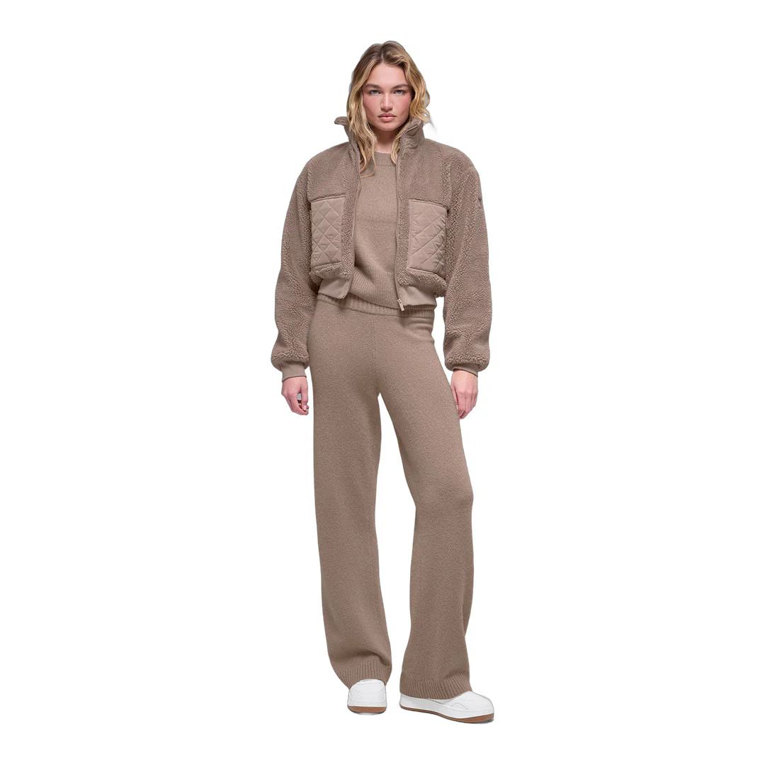alo Sherpa Edge Bomber - Chai Latte - Image 5