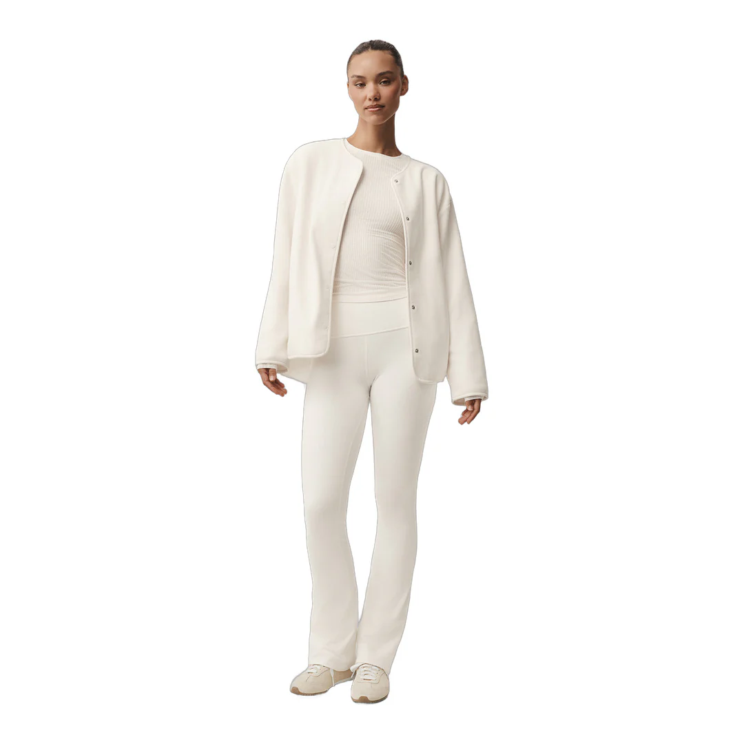 alo Polar Fleece Take Note Jacket - Ivory - Image 6