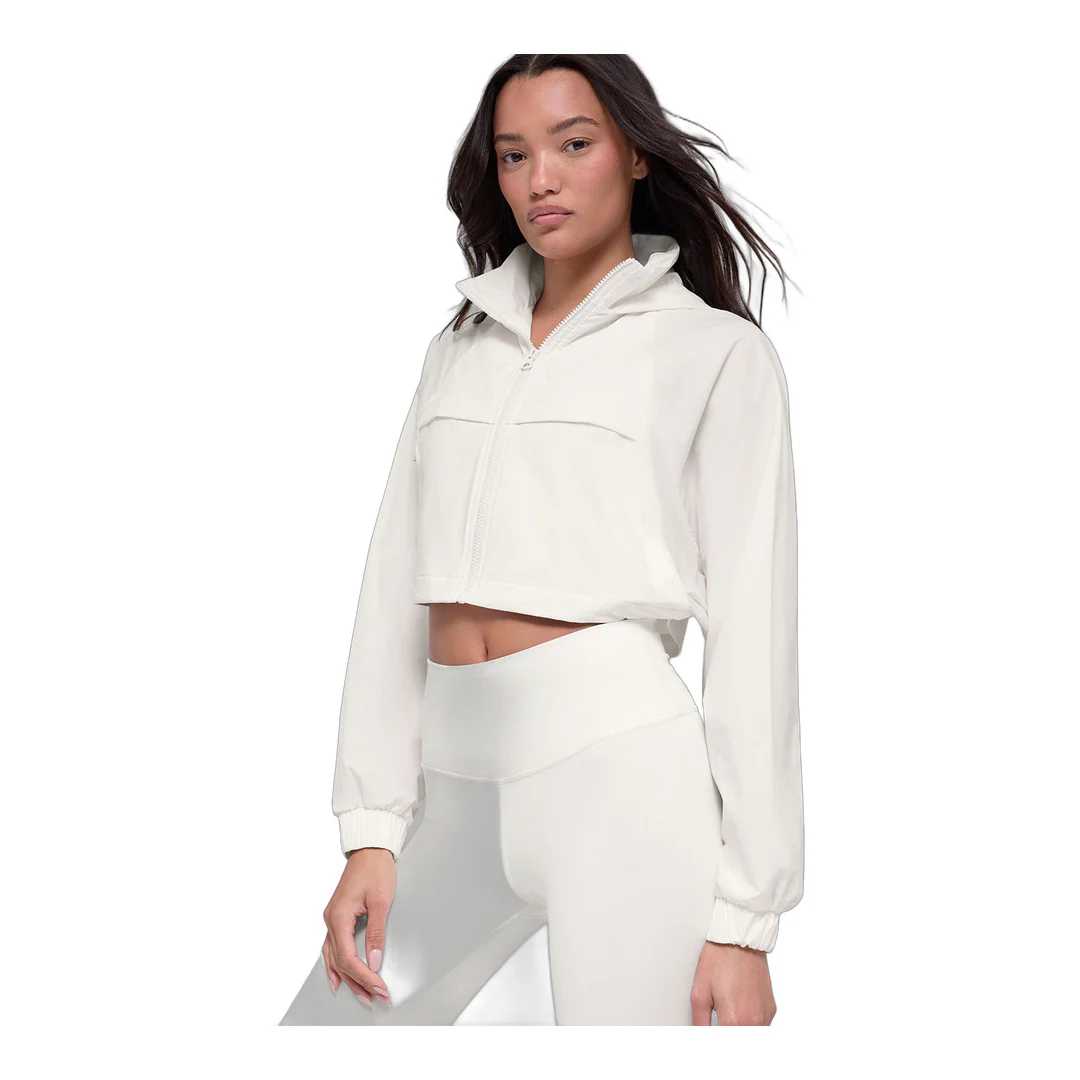 alo Cropped Playmaker Jacket - Ivory