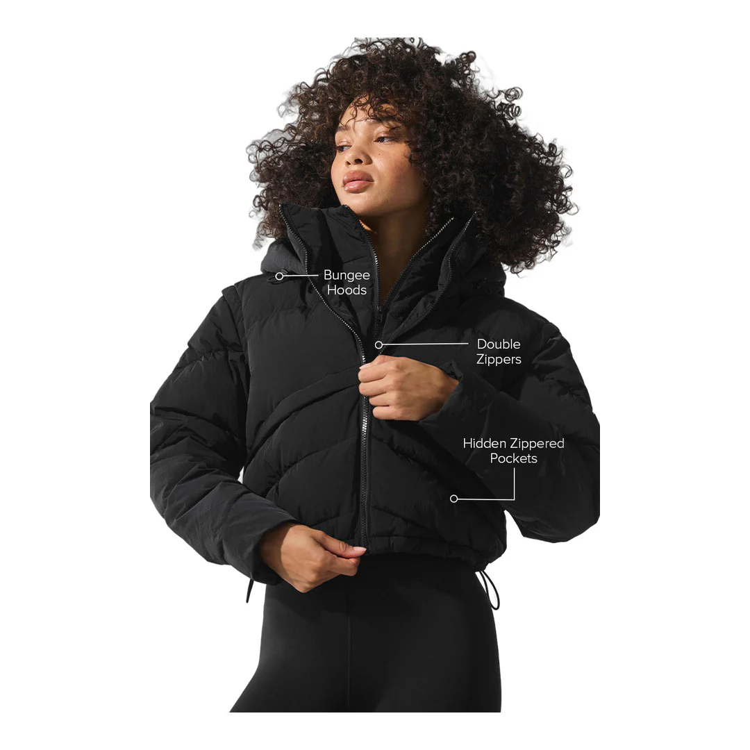 alo Glacier Puffer - Black - Image 2