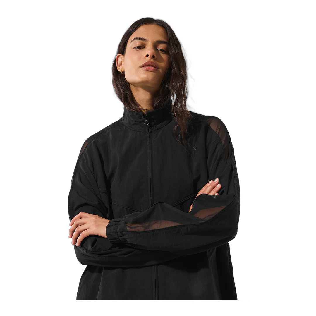 alo Origin Full-Zip Track Jacket - Black - Image 5