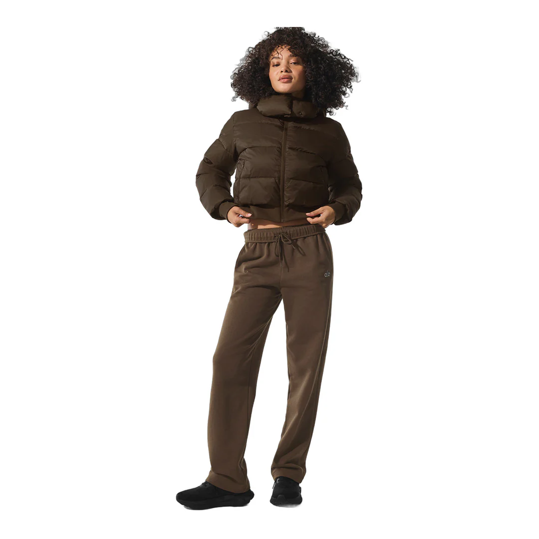 alo Foxy Puffer Jacket - Espresso - Image 3