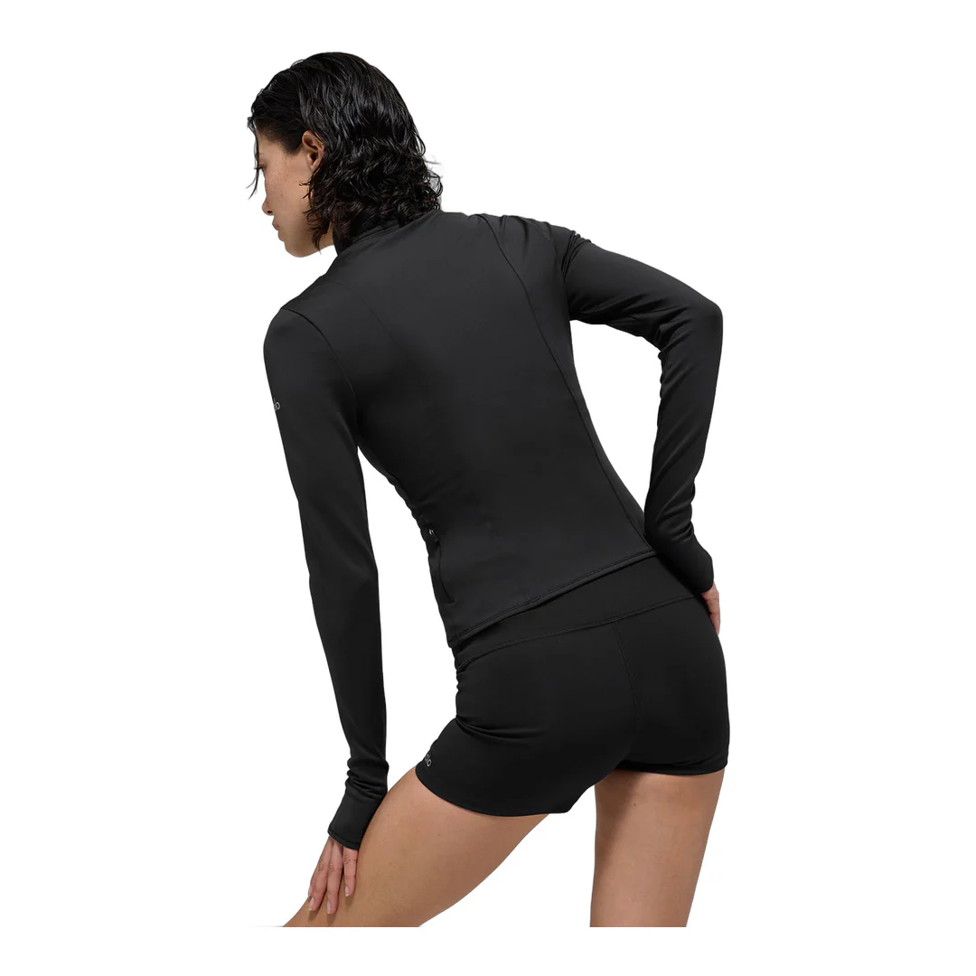 alo Airlift Winter Warm Radiant Full-Zip Jacket - Black - Image 4