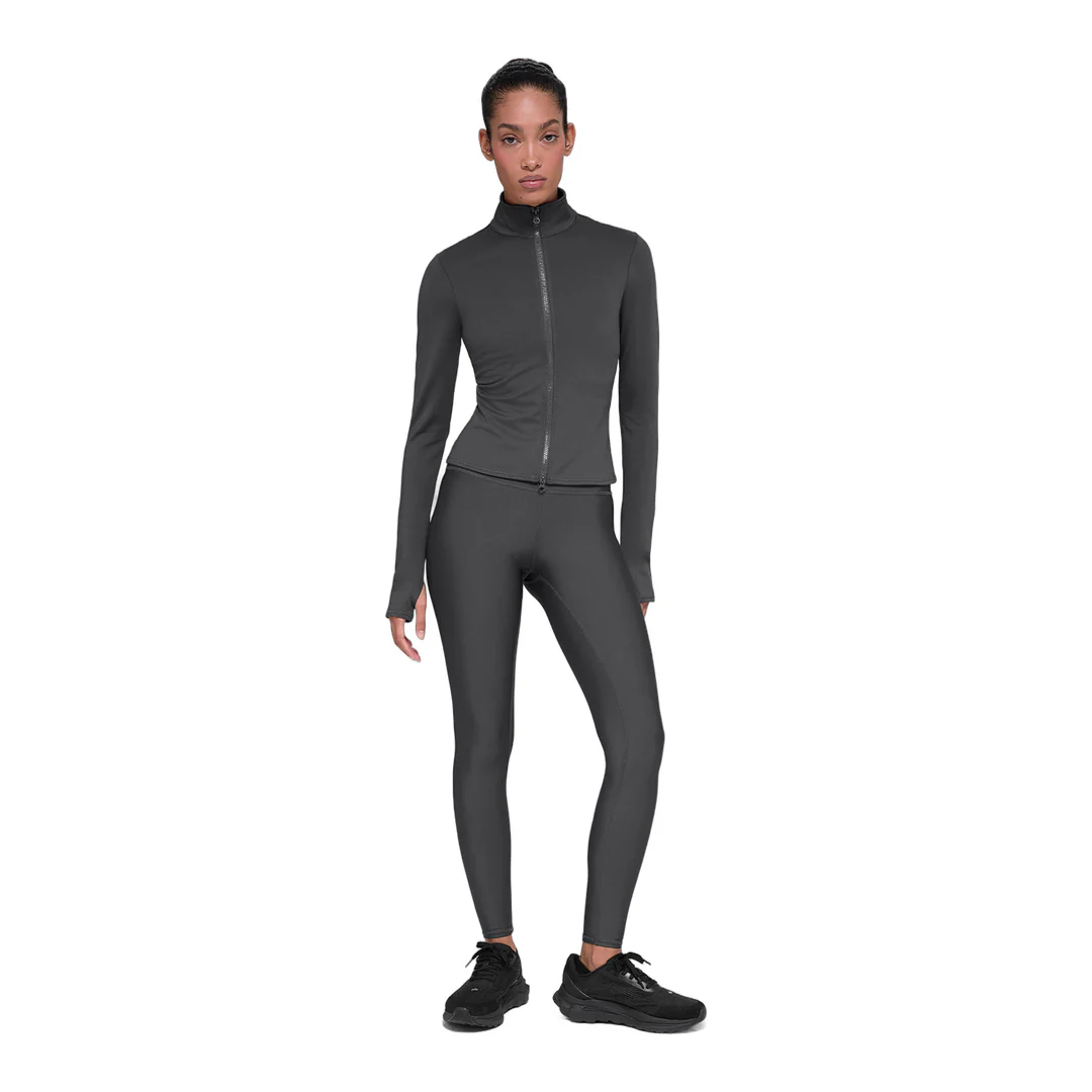 alo Airlift Winter Warm Radiant Full-Zip Jacket - Anthracite - Image 5