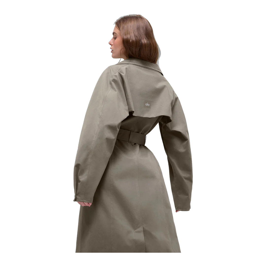 alo Journey Trench Coat - Light Cocoa - Image 3
