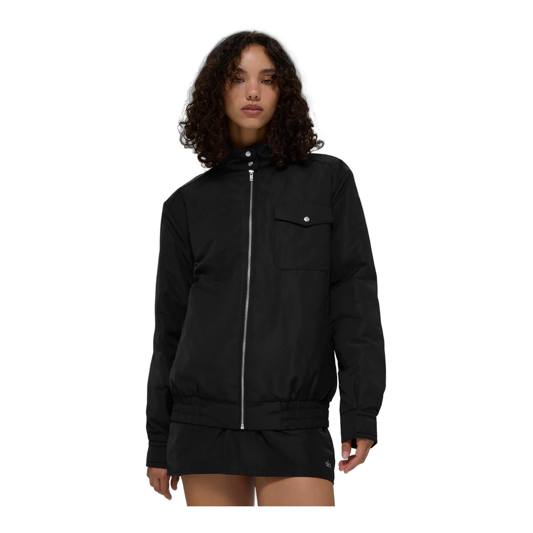 alo Work It Bomber - Black