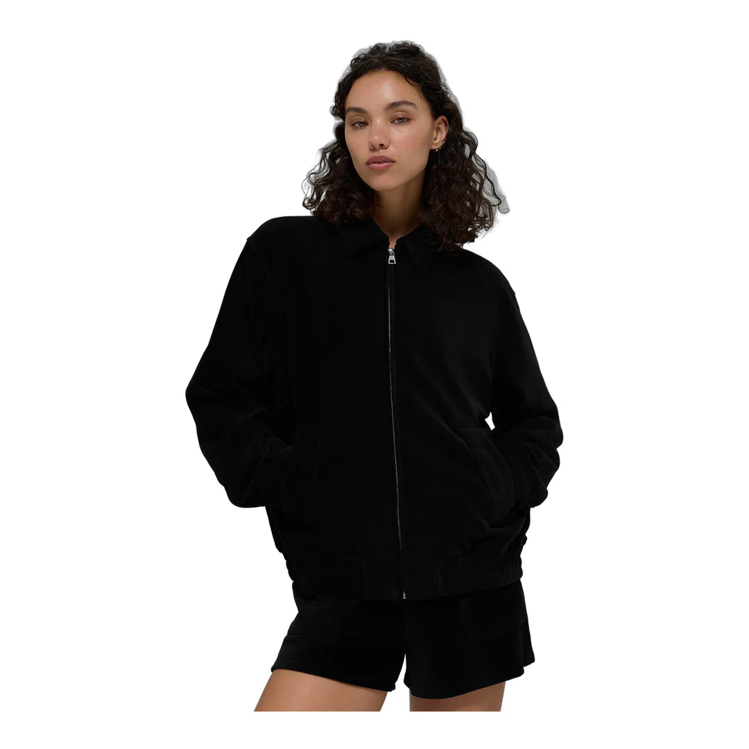 alo Micro Corduroy On Duty Jacket - Black
