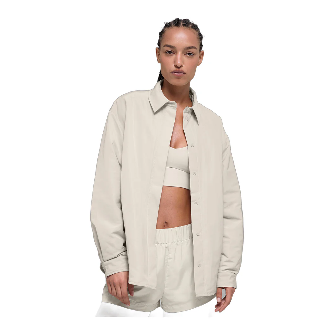alo Socialite Shacket - Bone