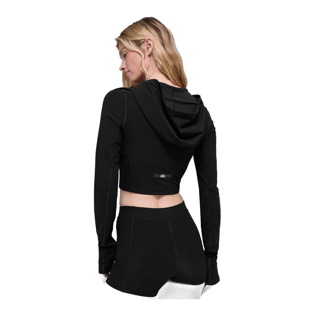 alo Alosoft Sincere Fitted Jacket - Black - Image 2