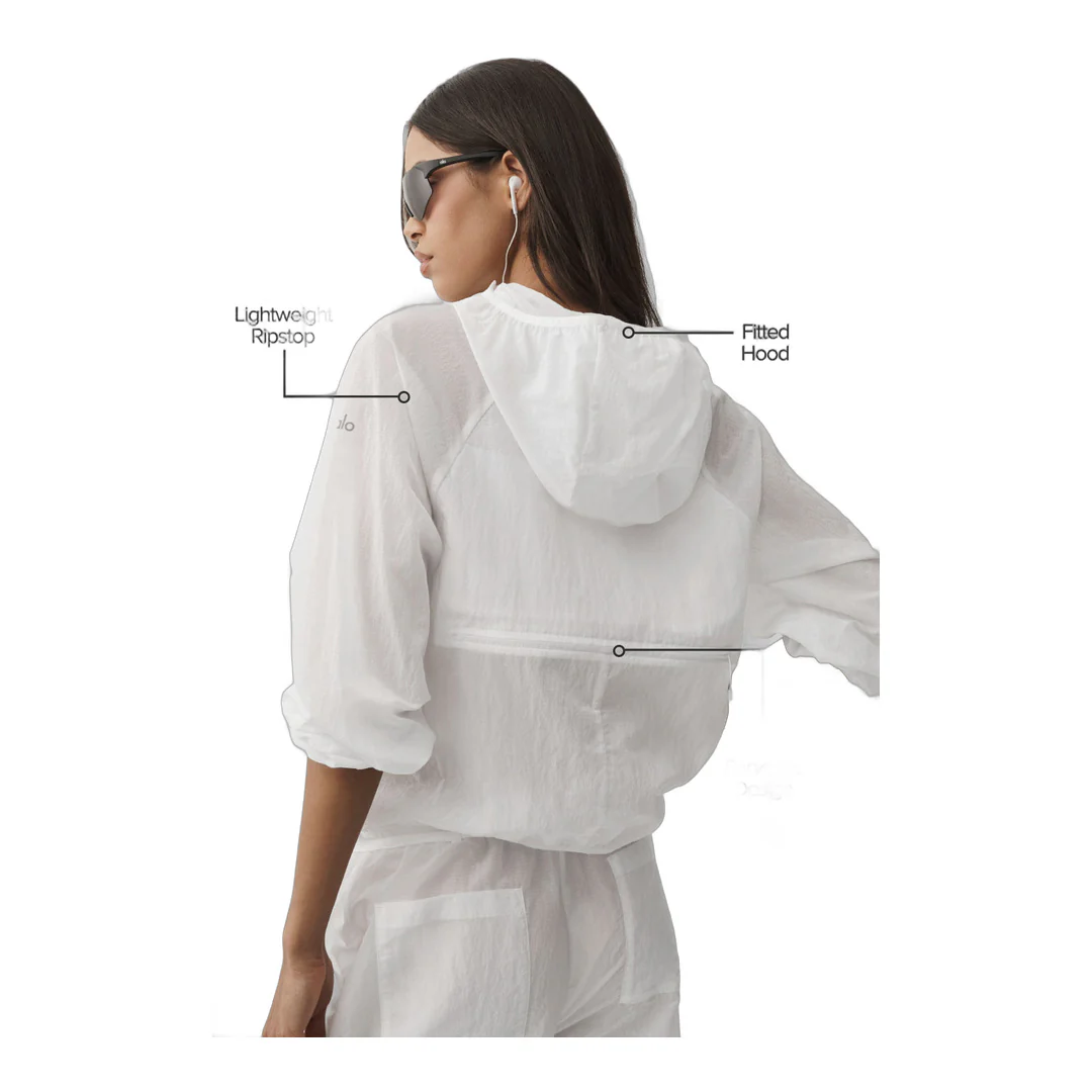 alo Ripstop Electric Jacket - White