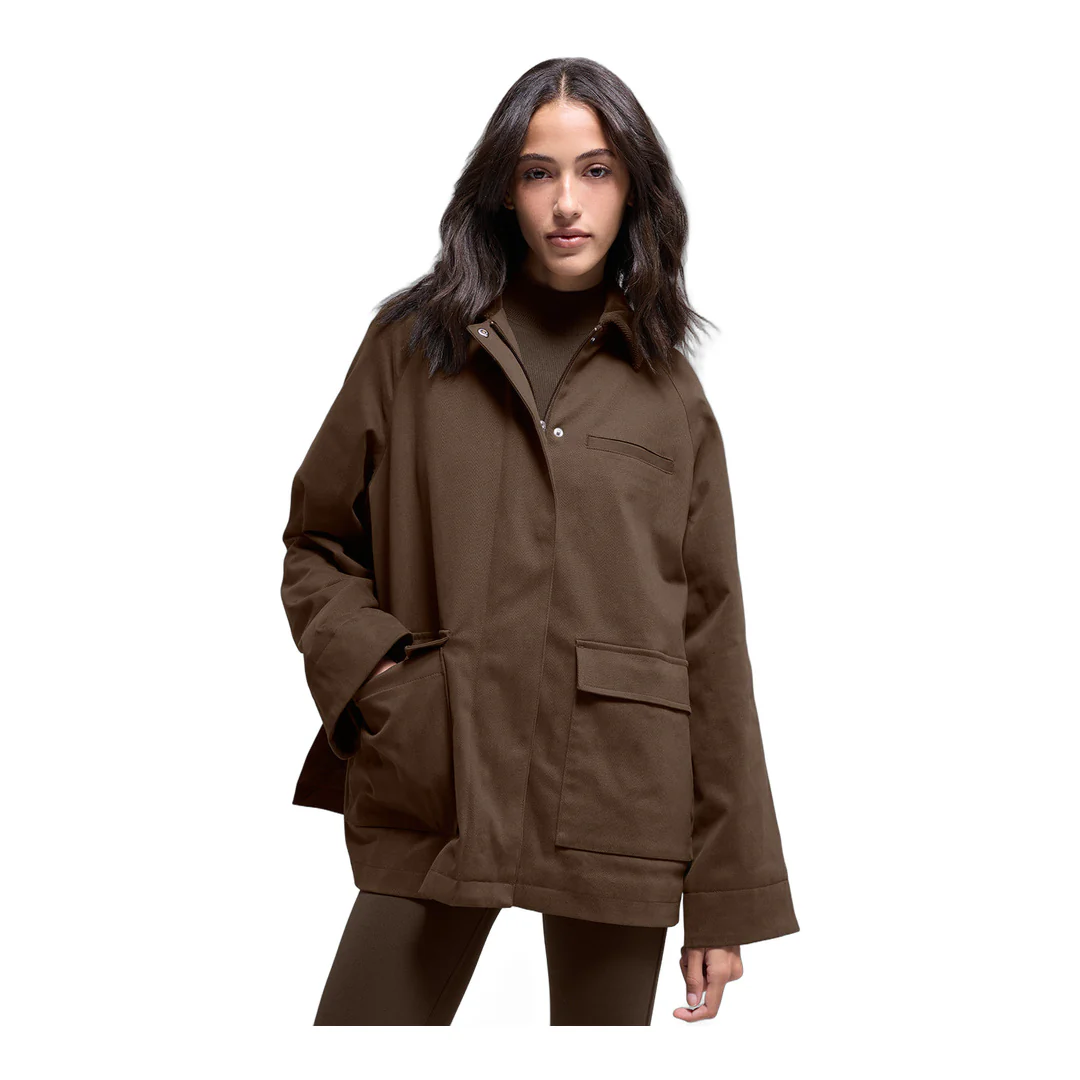 alo Twill Barn Jacket - Espresso - Image 3