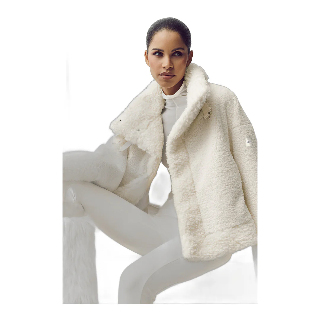 alo Sherpa Fireside Bomber - Ivory - Image 3