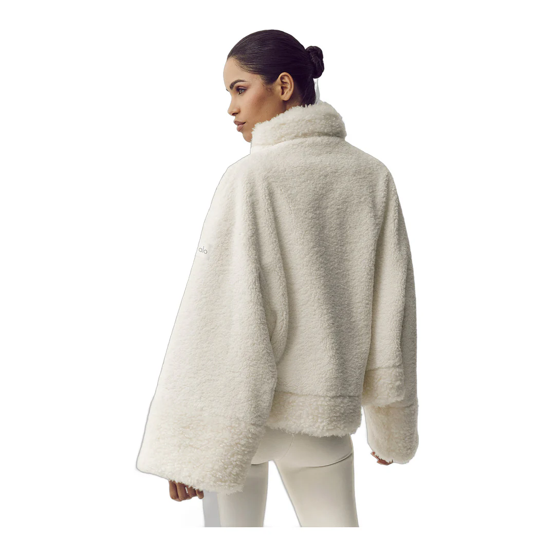 alo Sherpa Fireside Bomber - Ivory - Image 4