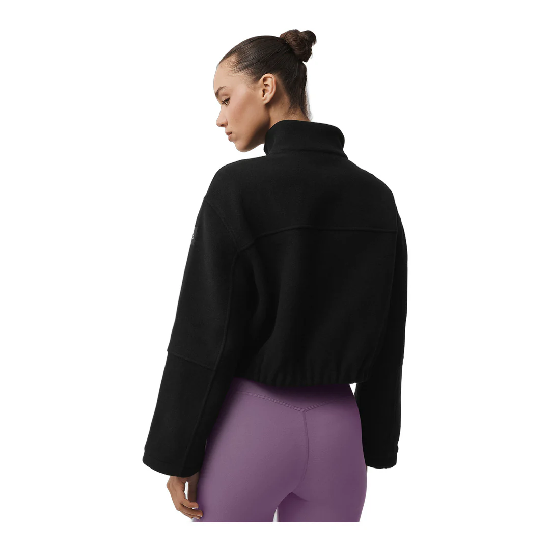 alo Double Face Wool City Girl Jacket - Black - Image 3