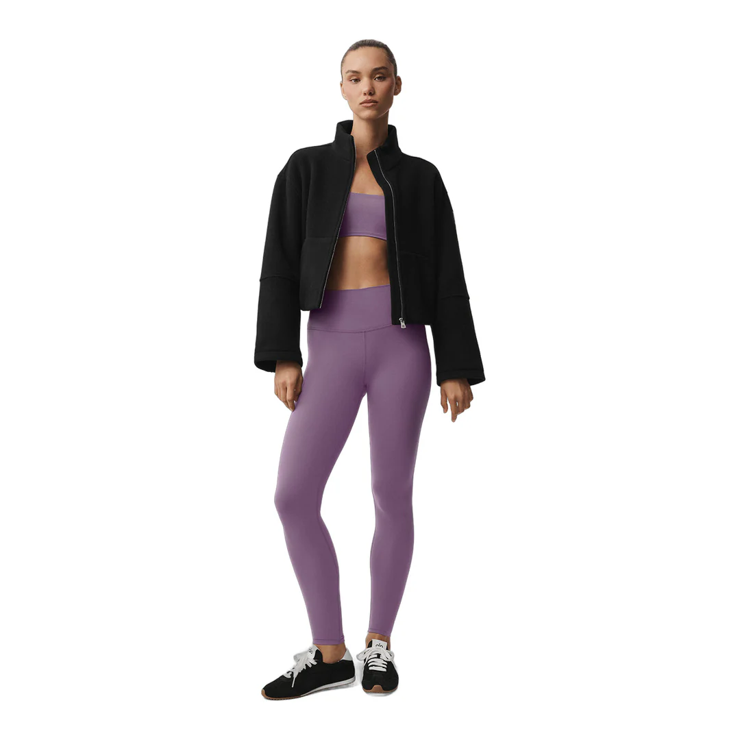 alo Double Face Wool City Girl Jacket - Black - Image 6