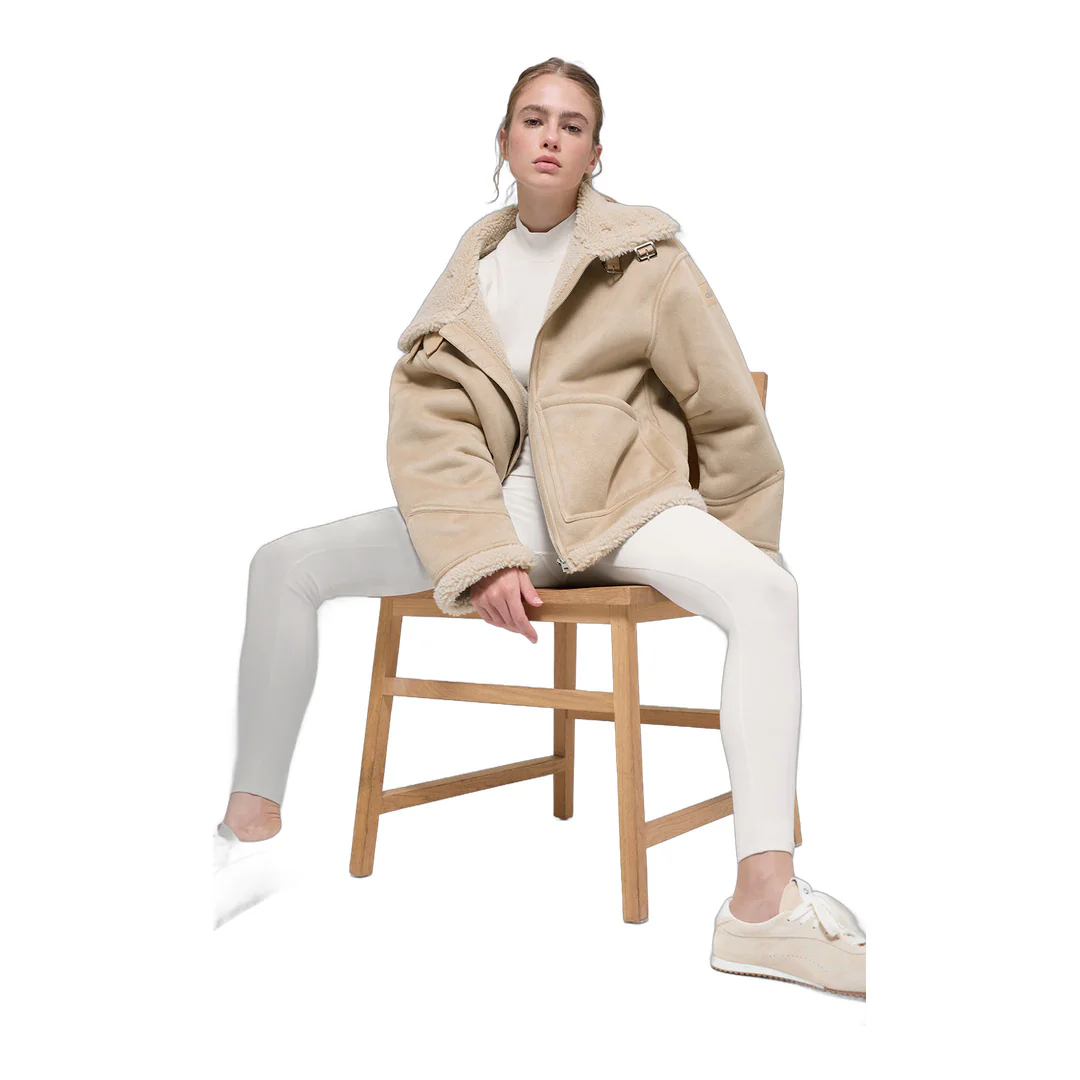 alo Faux Shearling Grand Jacket - Woodland Tan - Image 6