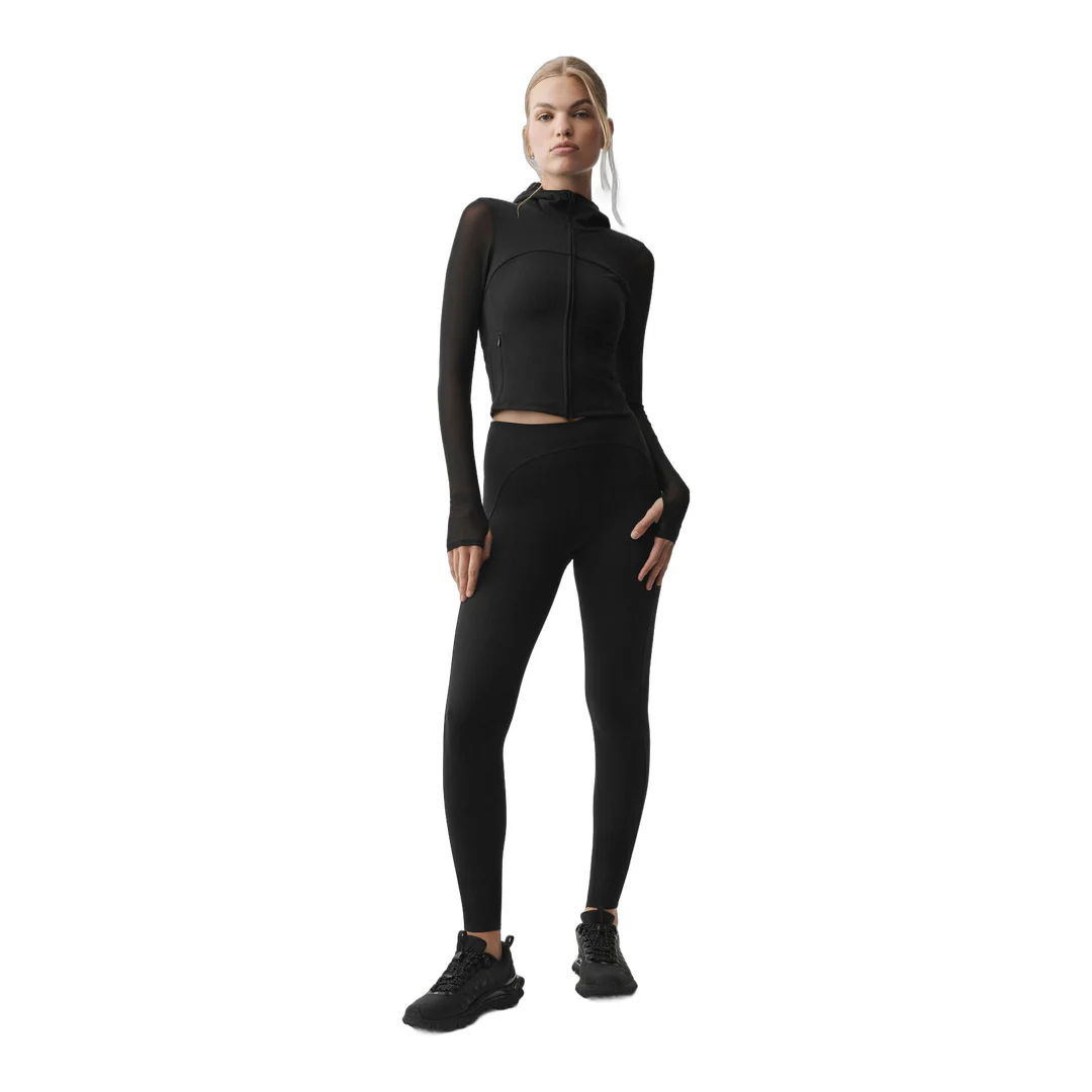 alo ALO Softsculpt Superset Full Zip Jacket - Black - Image 5