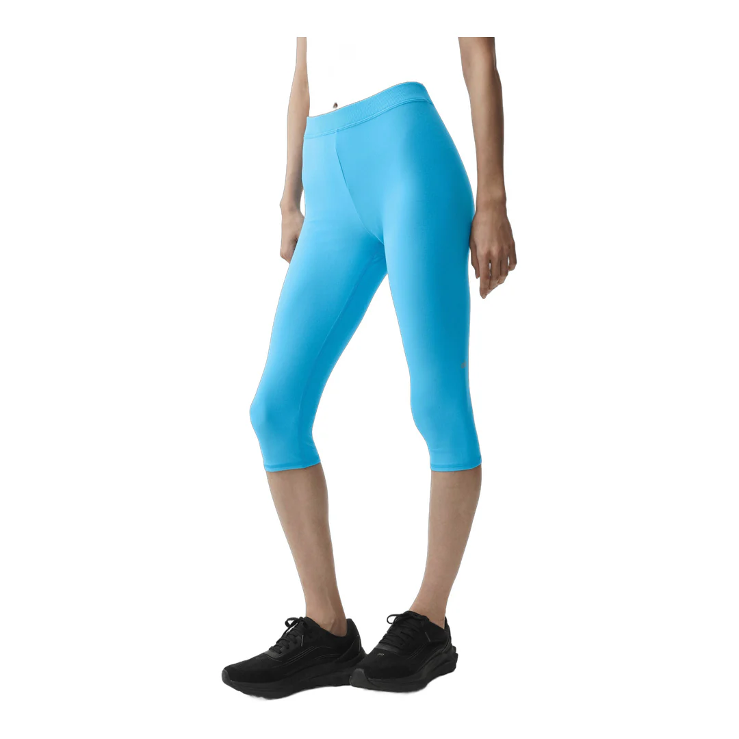 alo Alosoft High-Waist Iconic 90's Capri - Azure Blue - Image 4