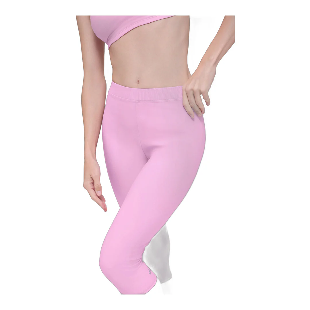 alo Alosoft High-Waist Iconic 90's Capri - Candy Heart Pink - Image 4