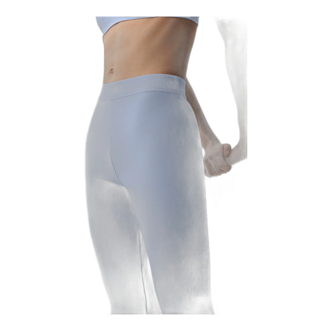 alo Alosoft High-Waist Iconic 90's Capri - Light Provence Blue - Image 3