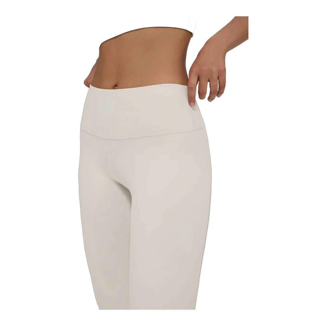 alo Alosoft High-Waist 7/8 Highlight Legging - Bone - Image 4
