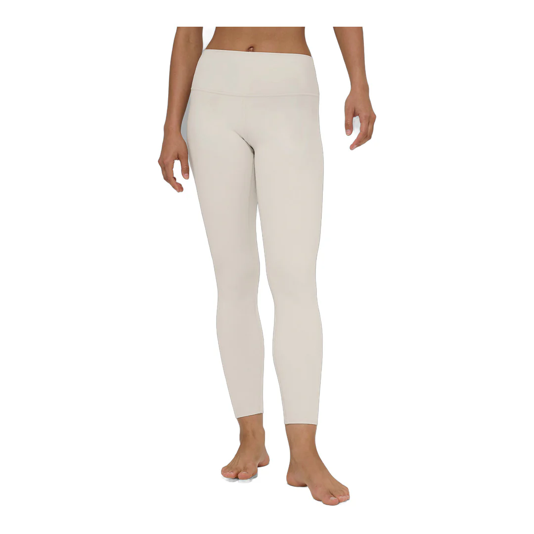 alo Alosoft High-Waist 7/8 Highlight Legging - Bone - Image 5