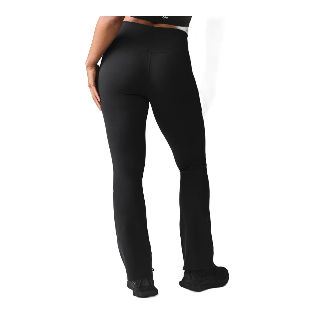 alo Airbrush High-Waist Bootcut Legging - Black - Image 2