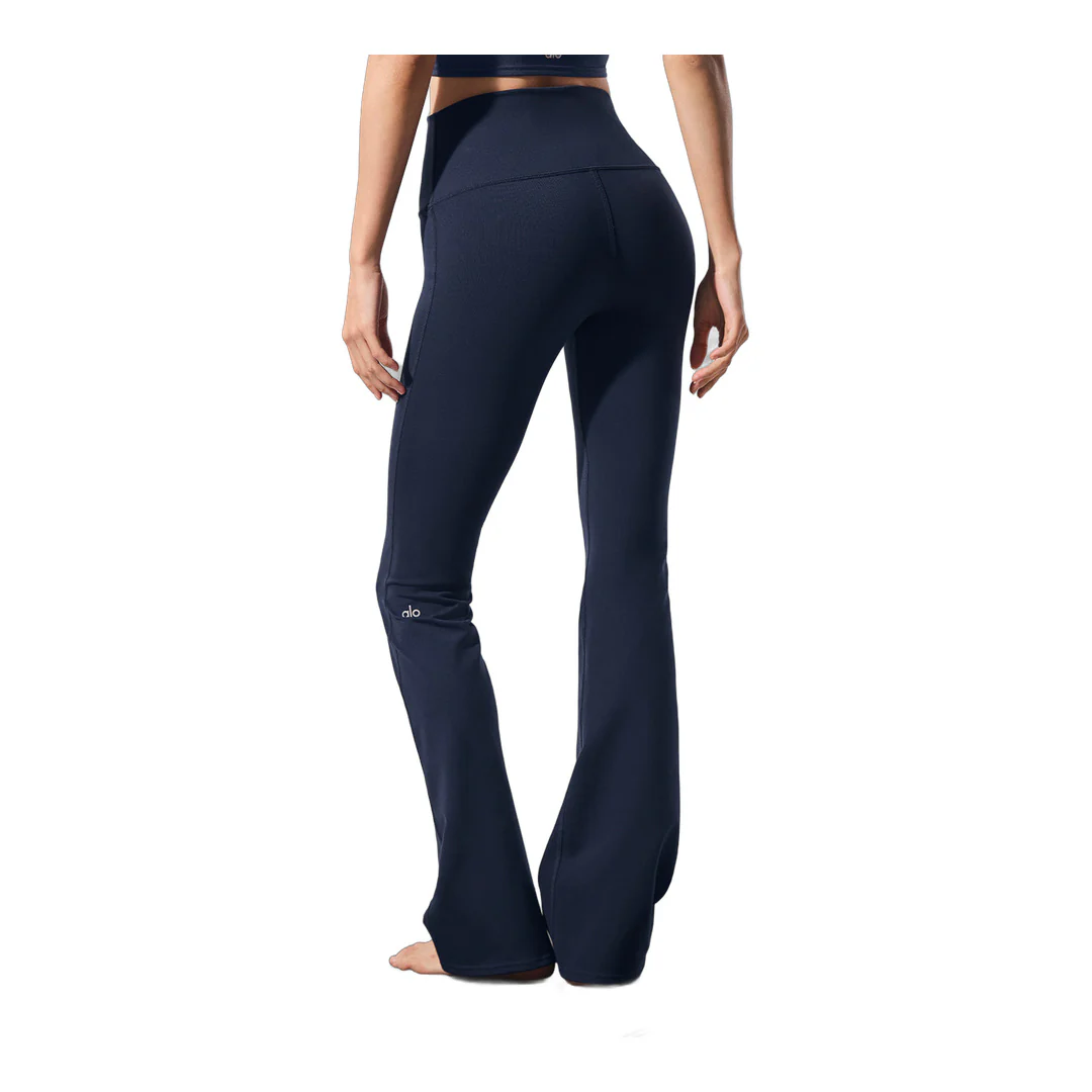 alo Airbrush High-Waist Bootcut Legging - Navy - Image 2