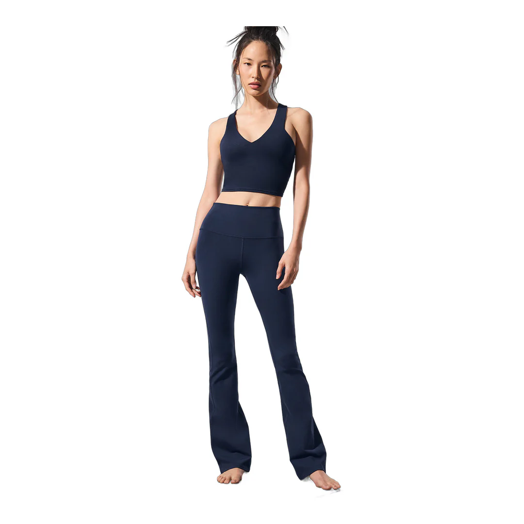 alo Airbrush High-Waist Bootcut Legging - Navy - Image 6