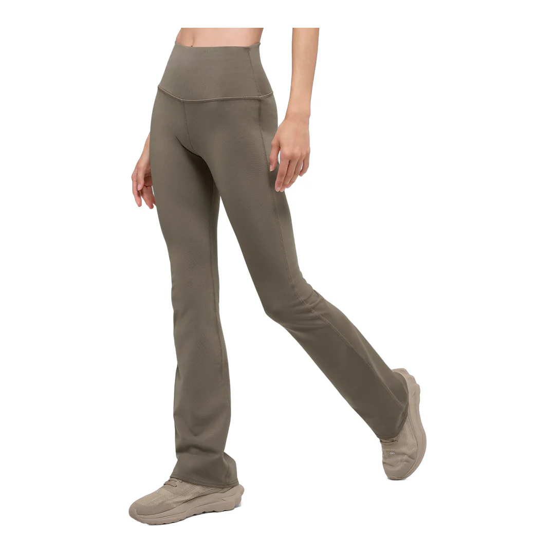 alo Airbrush High-Waist Bootcut Legging - Light Cocoa